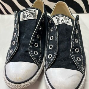 Black Converse All Star sneakers